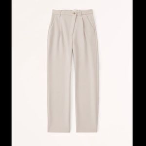 Abercrombie relaxed tailored straight pants